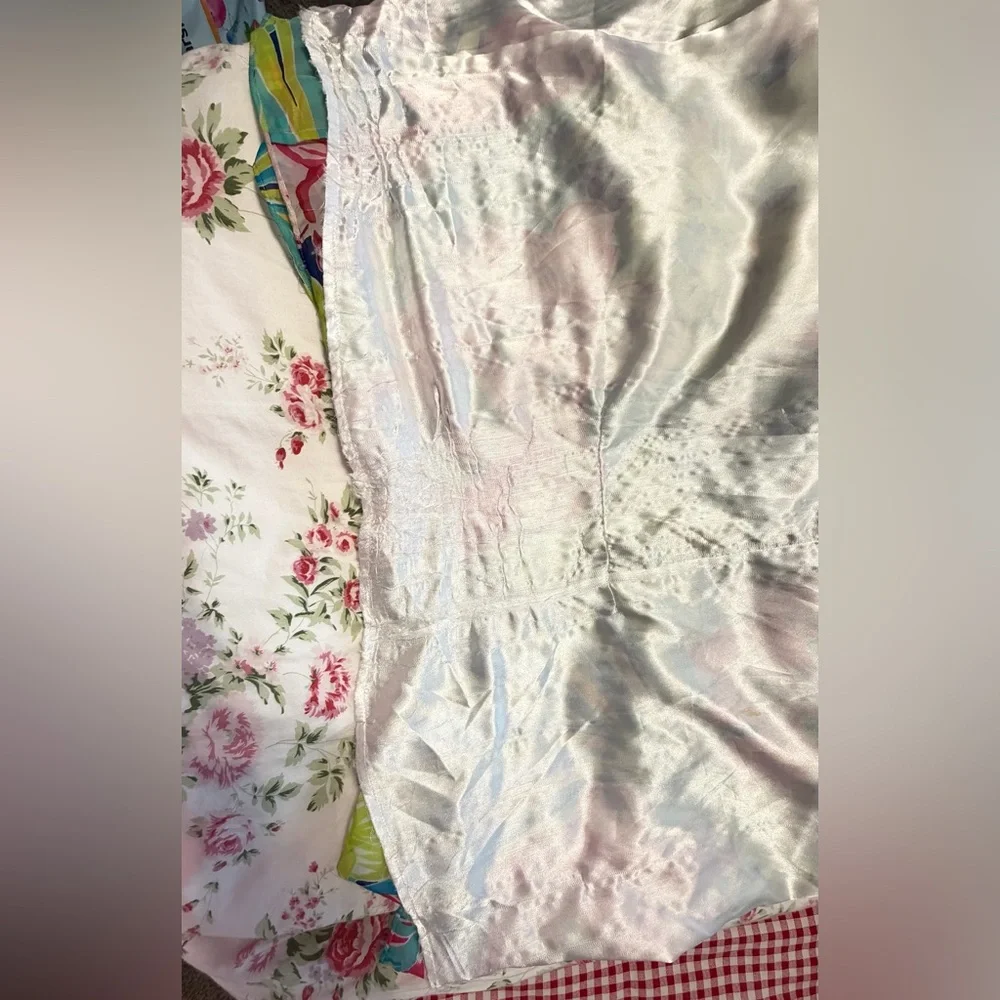 HTF RARE Claudie Silk Jeweled Maxi Dress. HEM FLAWED. see photos. Size 6 - Picture 14 of 16